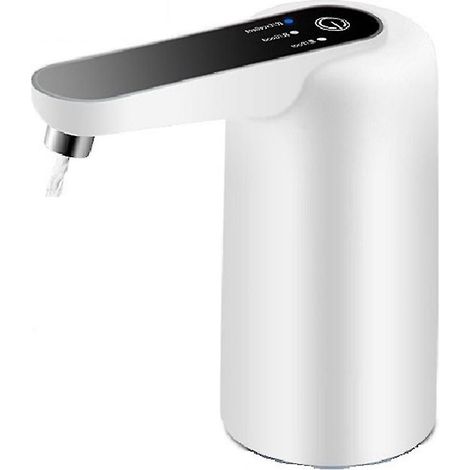 Distributeur d'eau, distributeur d'eau amovible, version améliorée, portable, chargement automatique USB, blanc (1/5)
