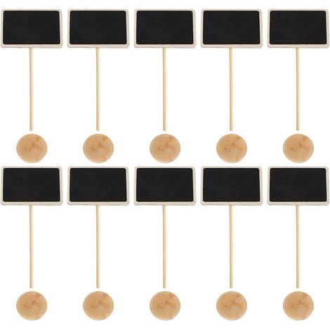 Mini Pizarra De Corcho - Madera De Álamo - Para Mesa O Escritorio - Tarjetas De Lugar Y Decoración - 1 Unidad (1/5)