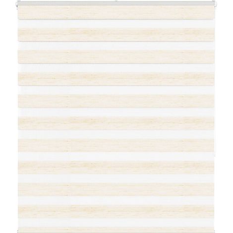 Doppelrollo Marmorbeige 135x150cm Stoffbreite 130,9 cm Polyester
