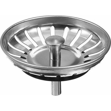 Tapón de repuesto para colador de cocina, juego de desagüe de residuos de alimentos de acero inoxidable (1/5)