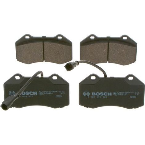 Kit de plaquettes de frein, frein à disque BOSCH 0 986 494 903 ABARTH 68243338AA