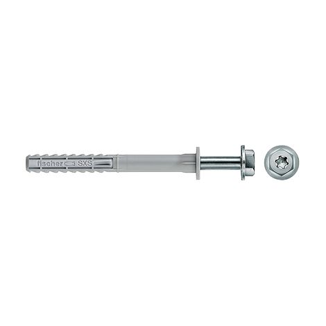 fischer Langschaftdübel SXS 10 x 100 FUS Sechskantschraube mit U-Scheibe (1/2)
