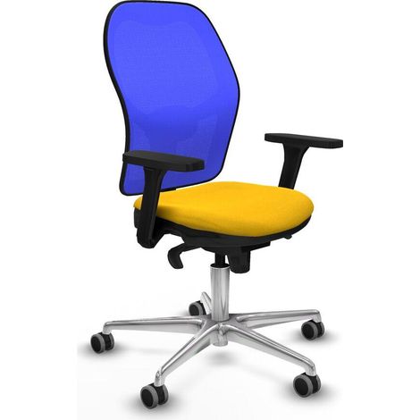 Piqueras y Crespo Jorquera Chaise de bureau jaune ergonomique (1/3)