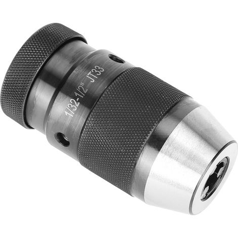 Selbstspannendes Bohrfutter aus Kohlenstoffstahl (1/32-1/2 Zoll) für CNC-Drehmaschinen, Bohradapter JT33 (1/5)