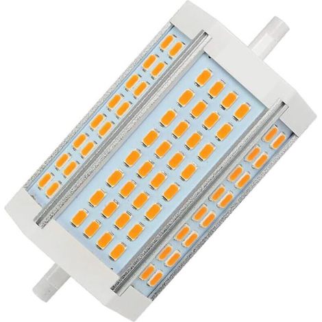 LED 30W R7s 118mm Ampoule Dimmable J118 Lumière du jour 6000K projecteur double extrémités équivaut à ampoule halogène 300W pour maison, salon, balcon, bureau, hôtel, restaurant (6000K)