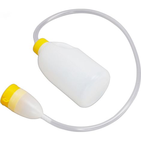 Bouteille urinaire pour homme avec tube urinaire de 90 cm, grande capacité (1700 ml), couvercle et fonction désodorisante. (1/5)