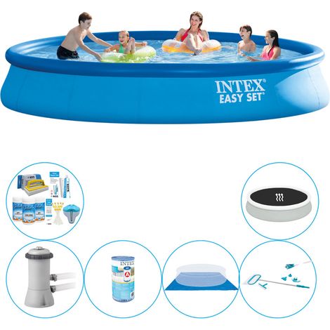 Intex Piscine Easy Set Ronde - 457x84 cm - 6-pièces S20282 (1/5)