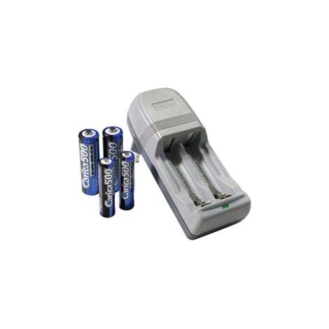 CARICATORE PER 2 BATTERIE CON PZ. 2 AA E PZ. 2 AAA CARICA500    BEGHELLI