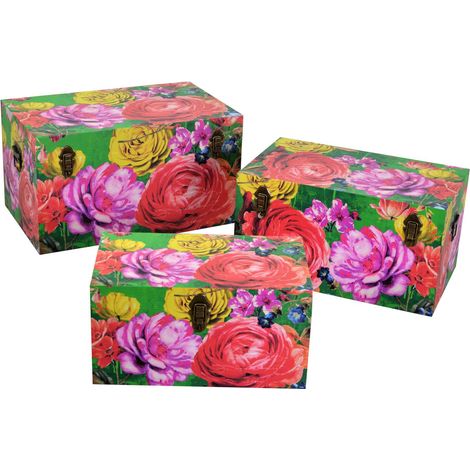 Baule ecopelle 1-3 multicolor rettangolare cm 64 (1/2)