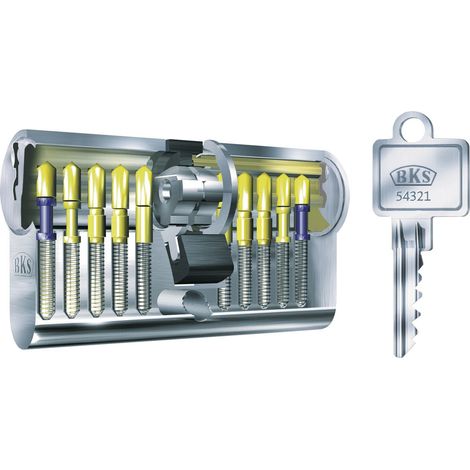 Serrure à cylindre profilé BL 31/31 mm avec 3 clés, B 8812 0067 (1/2)