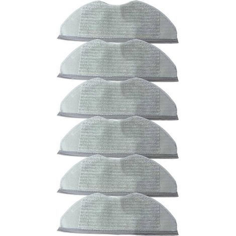 Patin de lavage pour Xiaomi Mijia S40/OV81 pièces de rechange pour aspirateur lavable nettoyage chiffon de lavage microfibre serpillière 6 pièces (1/5)