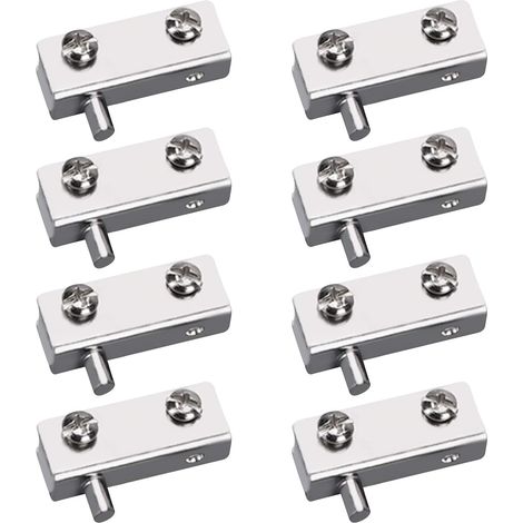 Lot 8 charnières pivotantes sans cadre porte verre 3-6 mm (1/5)