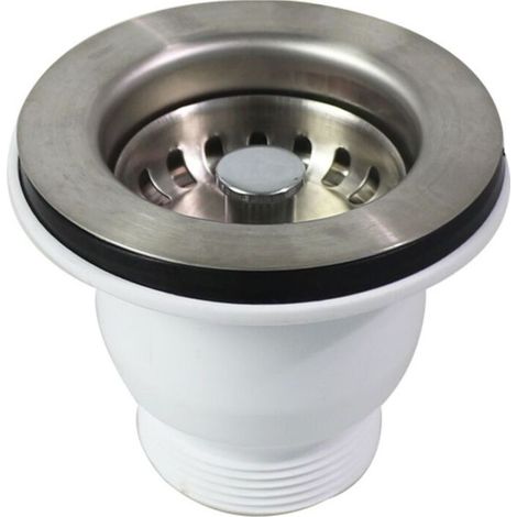Bonde lavabo Grille Poly , Blanc (1/4)