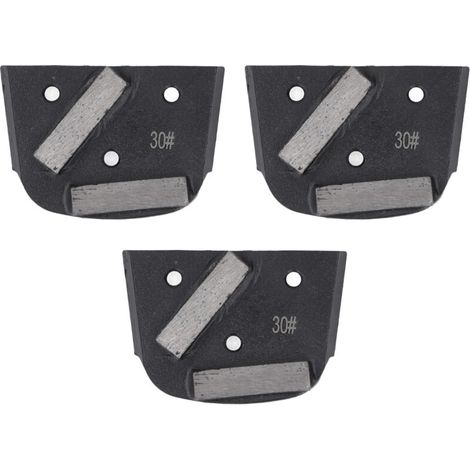 Outil de Chaussures de Polissage Diamant, Chaussures de Meulage Diamant 30 Grains 2 Dents Outil de Bloc de Polissage pour Sol de Peinture en Béton, Disques de Meulage (1/5)