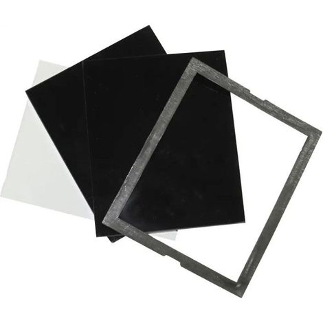 Verre protecteur pour bouclier de soudure 90 x 110 mm - 4 pièces