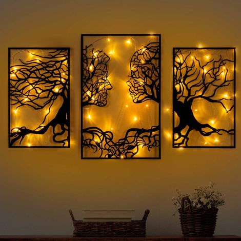 Bild Mizali, Metallrahmen, 71x116h cm, Schwarz (1/3)