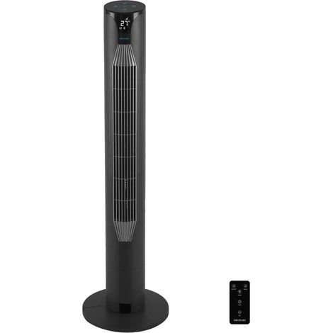 Ventilatore de ventilatore a torre de 55 w y 42" con telecomando a, display a led, 3 velocità, 3 modalità, oscillazione e timer.