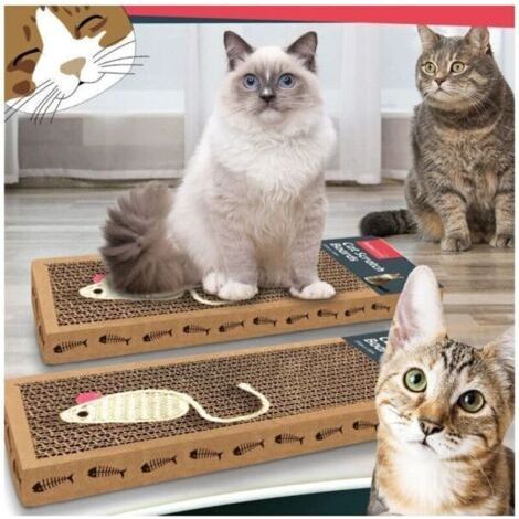 100% återvinningsbar 2pk Cat Scratching Mat Kitten Scratching Mat (1/2)
