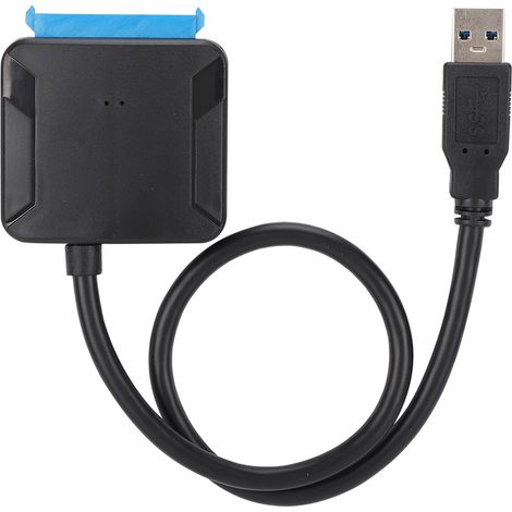 Câble convertisseur UASP SATA vers USB 3.0, adaptateur SSD, prise américaine 100-240 V (1/5)