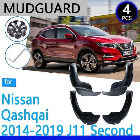 Garde-boue compatibles avec Nissan Qashqai J11 2014 2015 2016 2017 2018 2019 - Accessoires auto - Bavettes - Ailes - Pièces de rechange auto (1/5)