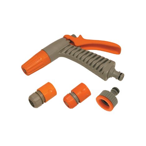 Irrigo Art. 3806K cf. 4 pezzi idropompa Margherita con 3 raccordi regolabile per irrigazione