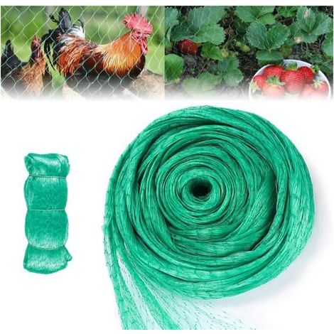 Vogelschutznetz 4x20m für Gemüsegarten und Obstbäume