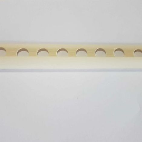 PROFILO PROTEGGI ANGOLO JOLLY PER PIASTRELLE IN PVC AVANO BEIGE CHIARO MM.10X260 (1/2)