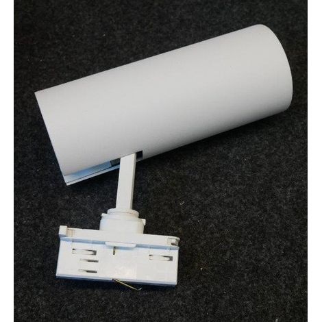Projecteur LED 10W pour rail 3 phases blanc orientable 355° 200x80x227mm 3000K 952lm 230V 50-60Hz 40° IP20 Zenit M Planlicht (1/2)
