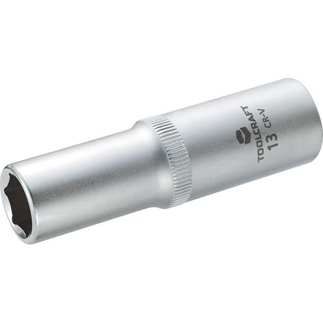 TOOLCRAFT 816176 Außen-Sechskant Steckschlüsseleinsatz 13 mm 1/2" (12.5 mm)