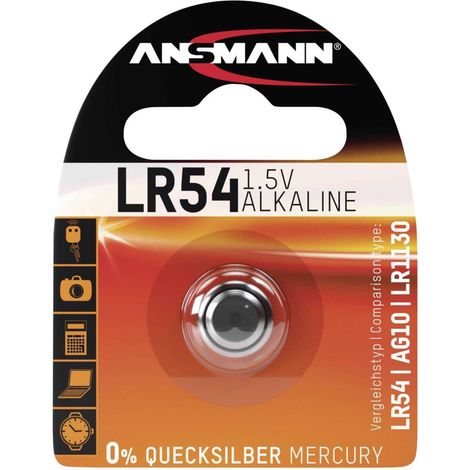ANSMANN - Pile LR54 - alcaline (1/2)