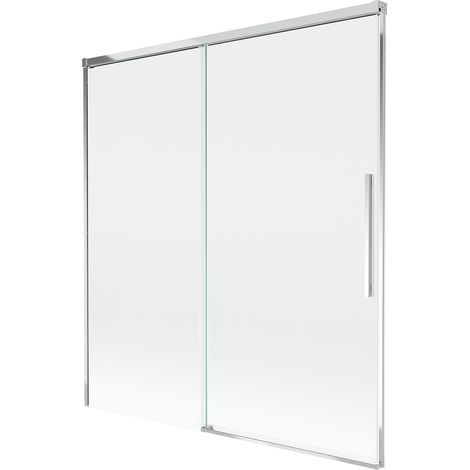 Paravento vasca da bagno Mexen Rox 2 ante scorrevoli 150 x 150 cm, trasparente, cromo - 8C9-150-001-01-00
