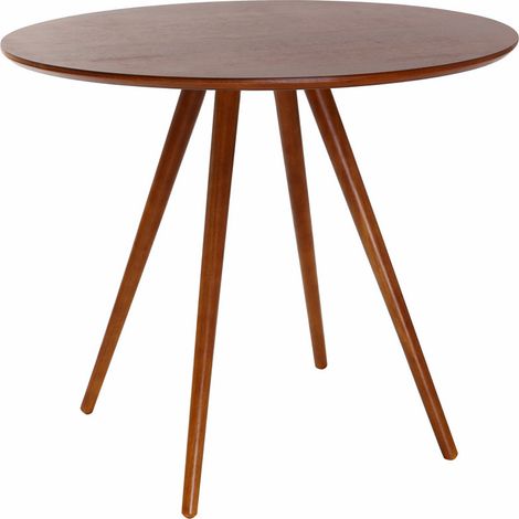Mesa de comedor diseño redondo nogal D90 ARTIK