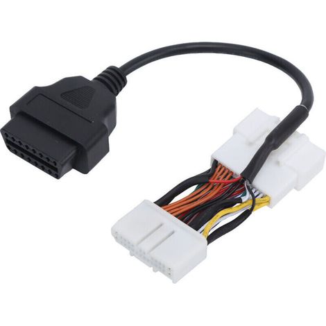 Câble Léger de Voiture du Câble 12-24V de la Bonne conductivité OBD2 d'ABS Portatif de Connecteur Diagnostique. (1/4)