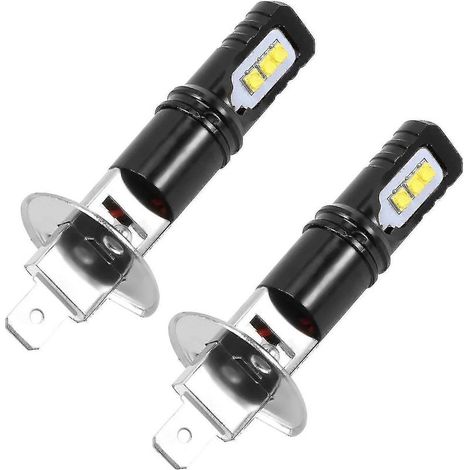 Ultraweiße H1 6000K LED-Lampen, Helligkeit: 6000 Lumen (1/5)
