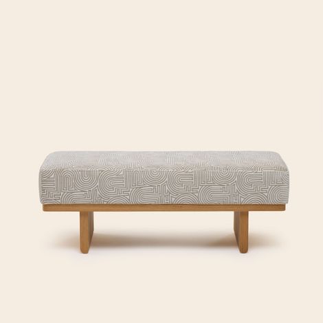 Banc en Bois et chenille bicolore Klark ANCA (1/4)