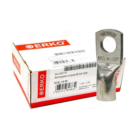 Borne à œillet tubulaire KCS CU 35mm M10 20pcs ERKO (1/2)