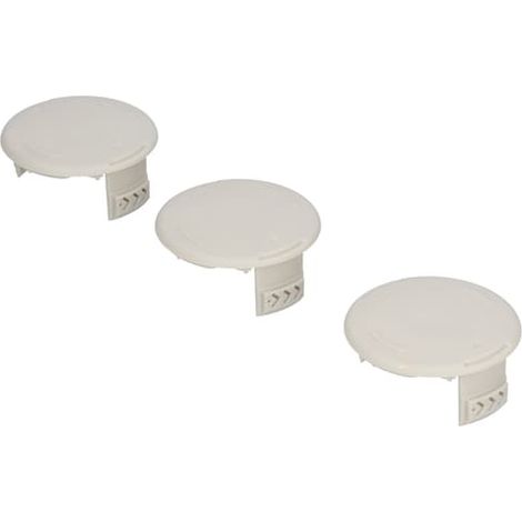 Lot de 3 couvercles de bobine en ABS pour coupe-bordures sans fil Ryobi 18V 24V 40V (références : 522994001, 10254EG, RY40210A, AC14HCA, 3411546-7G, HM3411546BG, dimensions : 7,5 x 7,5 x 3,3 cm). (1/5)