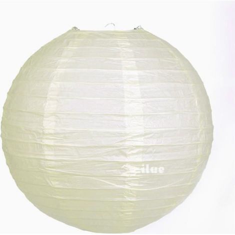 Lanterne Papier - Boule Ronde Décorative pour Mariage et Fête - 6 à 16 pouces (15 à 40 cm) - Lot de 5 pièces