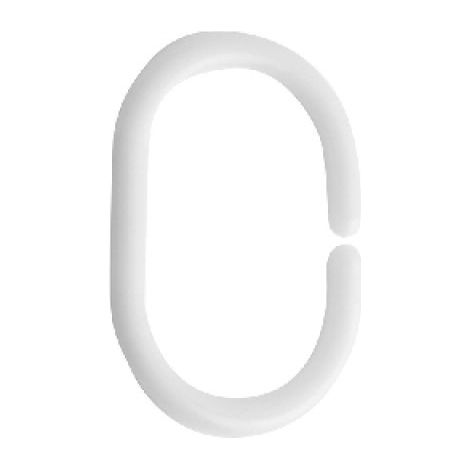 12 PZ GANCI PER FISSAGGIO TENDA DOCCIA Diam. 30