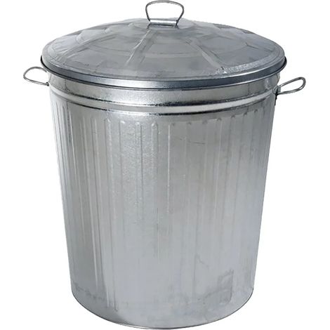 Secchio Raccoglicenere In Lamiera Zincata Da 18 L Con Coperchio - Df 8008016