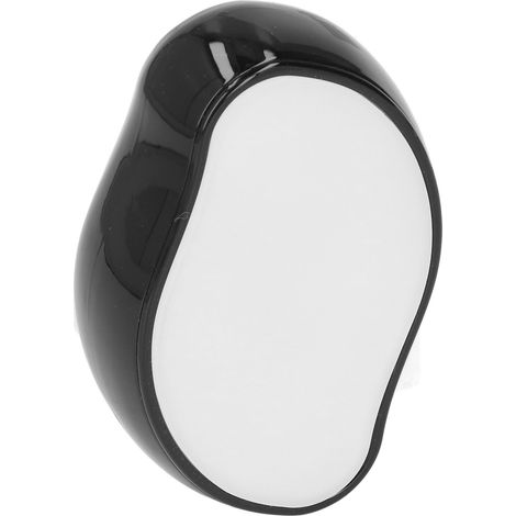 Épilateur indolore pour hommes et femmes à domicile, outil portatif d’exfoliation et d’épilation pour bras et jambes, finition électroplaquée noire. (1/5)