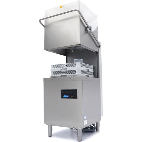 Lave-vaisselle automatique 50x50cm - 400V - Pompes de vidange, rinçage et savon - Silencieux - Maxima (1/5)