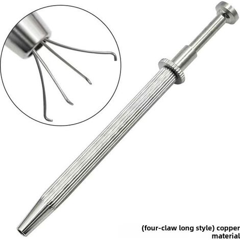 Outil à griffes pour bijouterie – 4 griffes pour diamants et zircone, serrage précis, réparation de bijoux (1/5)