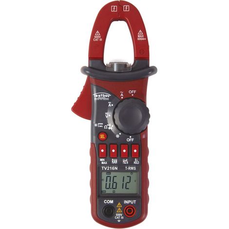Testboy Zangenamperemeter TV 216N 10 mA-600 A AC, 10 mA-600 A DC - TV 216 N (1/3)