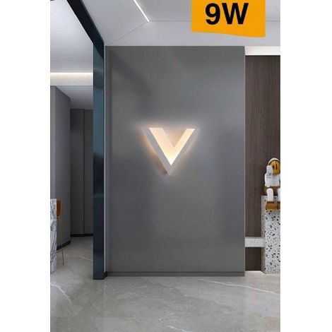 Trade Shop - ANWENDUNG LED MODERN 9 W ZU PARETE LAMPADA ZU V 3 LICHT TEMPERATUREN AQ14-B3C - (1/5)