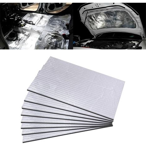 Tapis d'Isolation Thermique et Acoustique pour Voiture - Isolant Universel Contre Chaleur et Sonore (1/5)