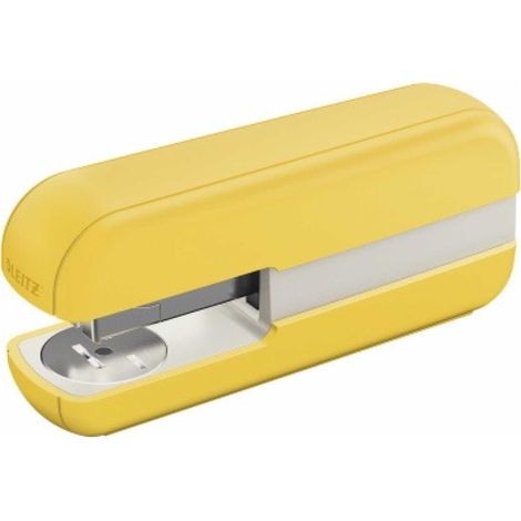 Heftgert Cosy 5567 24/6 26/6 fest/lsbar 30 Bl. (80 g/m) inkl. 200 Heftklammern 24/6 Metall/Kunststoff gelb matt (1/5)