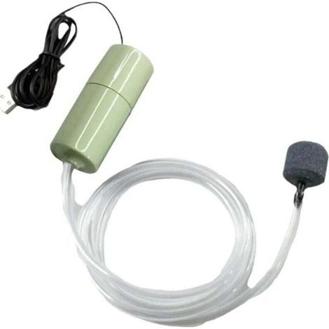 Mini pompe à oxygène USB pour aquariums (silencieuse) – Fonction de chargement USB – Pompe à oxygène pour poissons rouges (1/4)