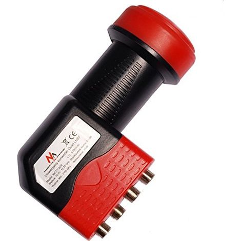 Maclean MCTV-629 QUAD LNB SAT adapter tête LNB quatre récepteurs
