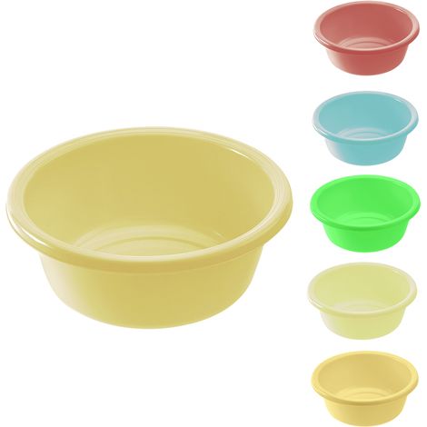 BACINELLA ROTONDA Ø 32 x h.12,5 cm / 6 lt - zafferano Ø 32 x h.12,5 cm / 6 lt - zafferano